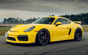 Porsche 718 Cayman GT4 on Vossen Wheels (S21-01) 2018 года